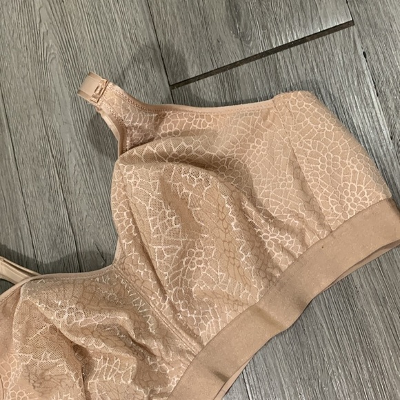 Chantelle Magnifique Full Bust Wirefree Bra - Nude Sand size 40DDD - Picture 5 of 14